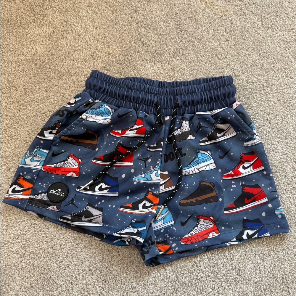 Surfside Co. Jordan’s printed swim shorts size 6-7